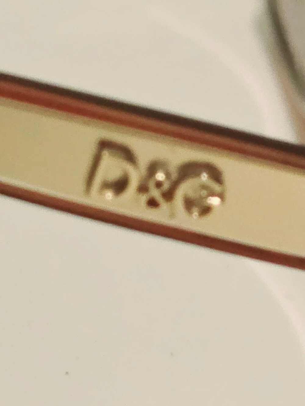 D&G Dolce & Gabbana 4160 Brown Rectangular Eyeglasses Frames 51-15-135 Italy